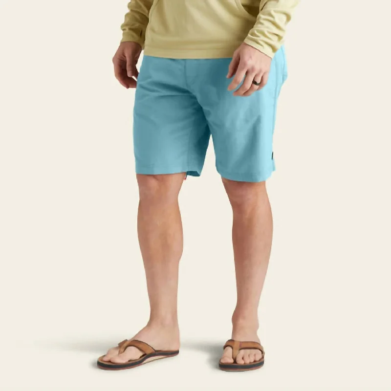 Horizon Hybrid Shorts In Aqua