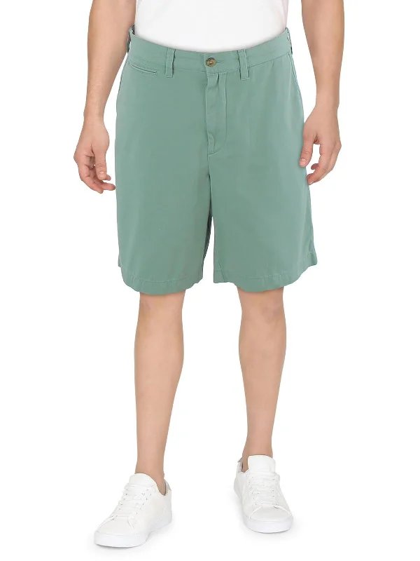 Mens Twill Relaxed Fit Casual Shorts