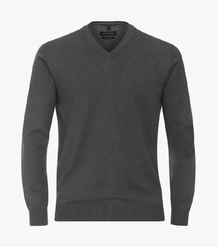 Casa Moda V-Neck Cotton Jumper