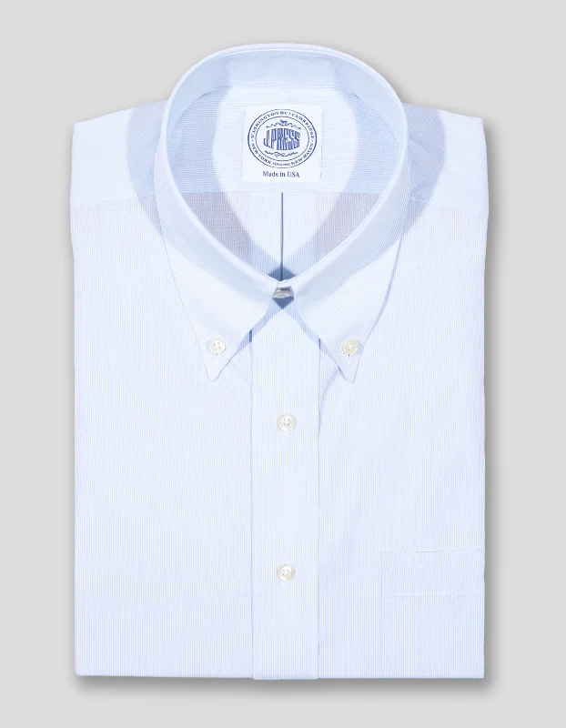 LIGHT BLUE HAIRLINE DRESS SHIRT