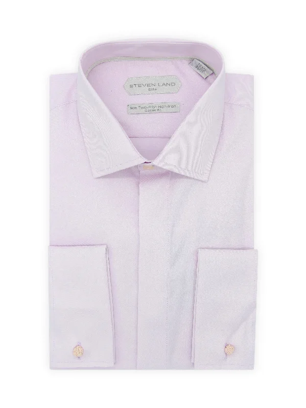 Steven Land Elite | Hidden Buttons Non Iron 2 Way Stretch Dress Shirt