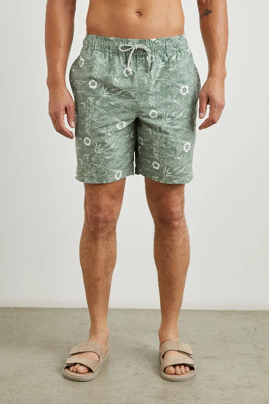 KIAN SWIM SHORT - JAPANESE STENCIL FATIGUE