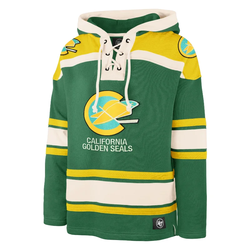 CALIFORNIA GOLDEN SEALS VINTAGE SUPERIOR '47 LACER HOOD