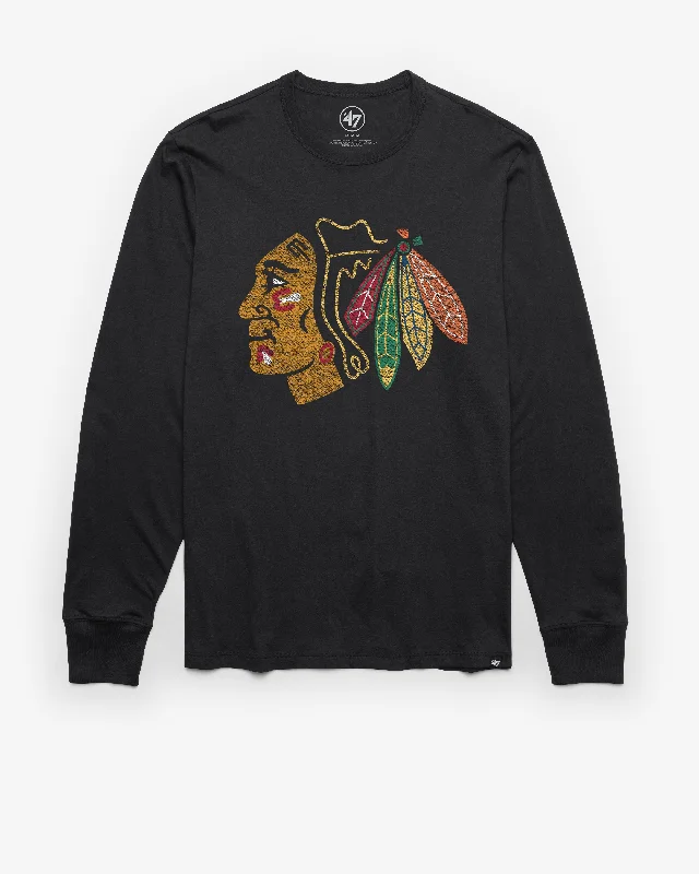 CHICAGO BLACKHAWKS PREMIER '47 FRANKLIN LONG SLEEVE TEE