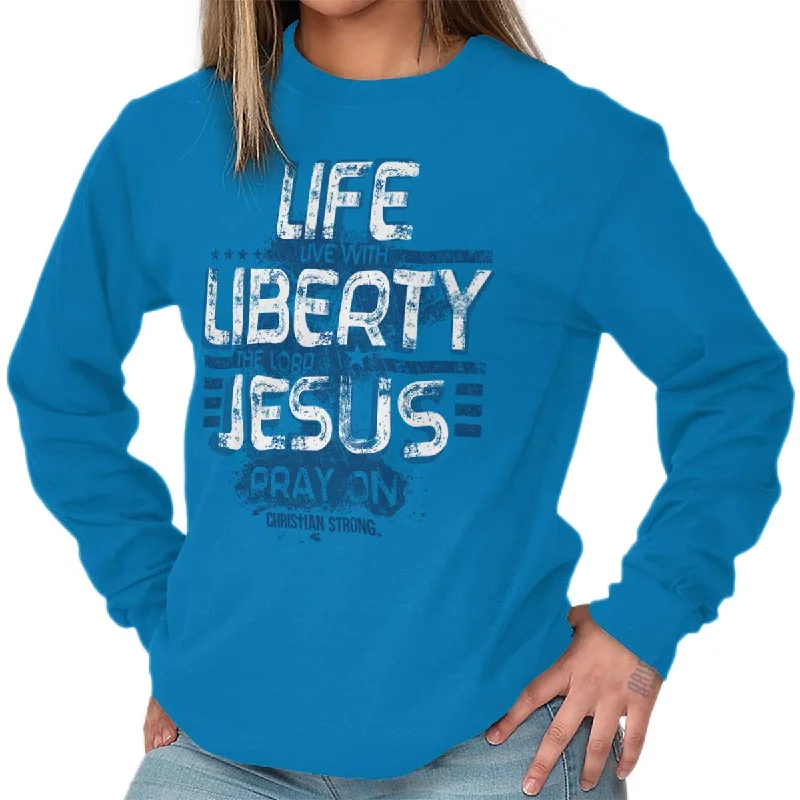 Live Liberty Long Sleeve T Shirt