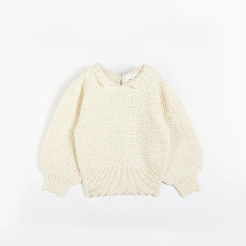 C’era Una Volta Cream Angela Sweater