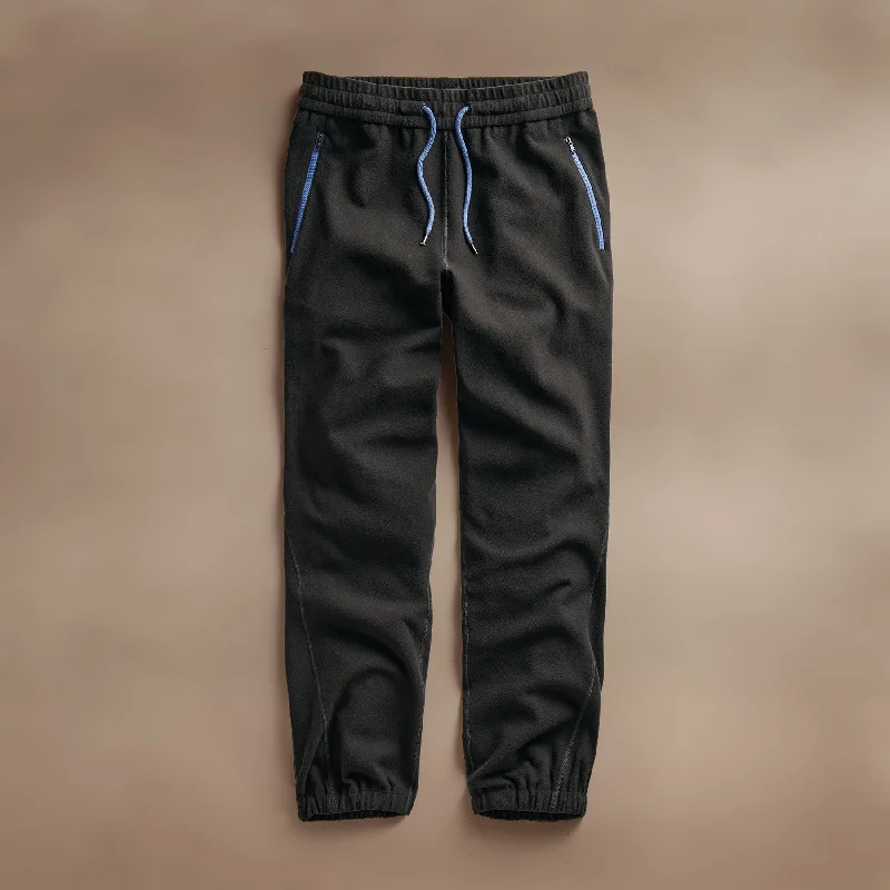 Brush Scuba Zip Pocket Performance Pant - Carbon/Blue